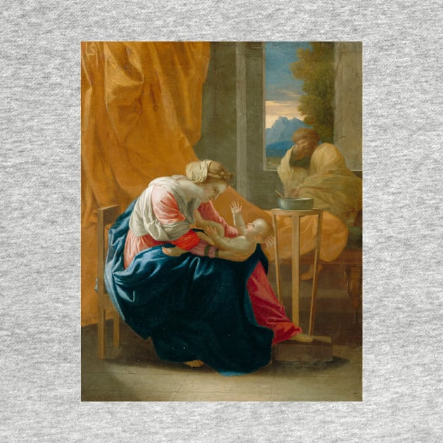 The Holy Family by Nicolas Poussin by Classic Art Stall